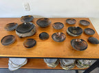Bowls em Pedras Naturais com Acabamento Dourado